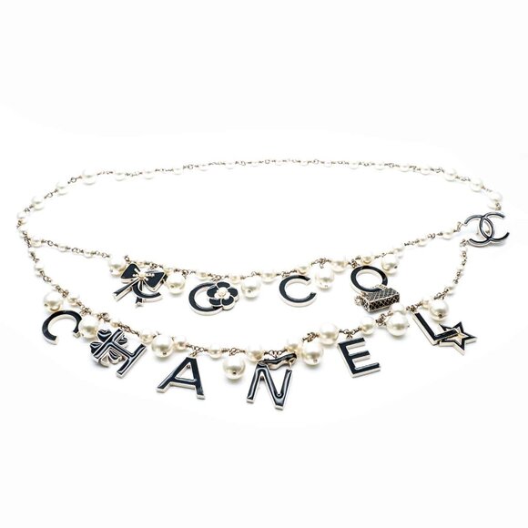 Chanel Coco Charm Pearl Belt Necklace - Picture 1 of 15